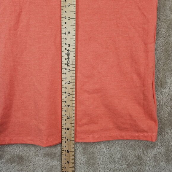 NWT Champion T-Shirt V Neck Women's Sz XXL 2XL Orange Pink Pullover Short Sleeve - Picture 5 of 10